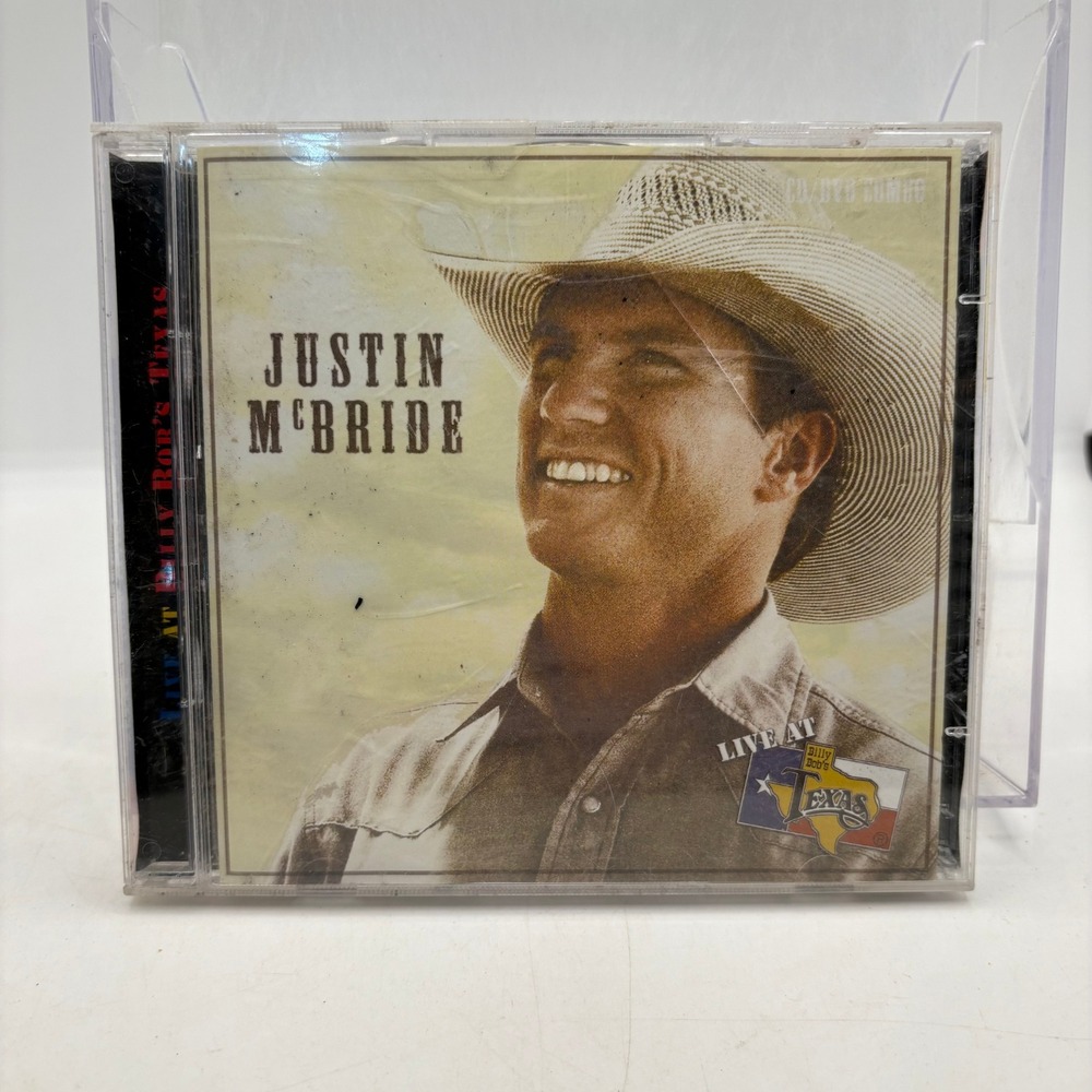 Justin McBride Live at Billy Bob's Texas CD DVD Combo 2010 Country Music PBR